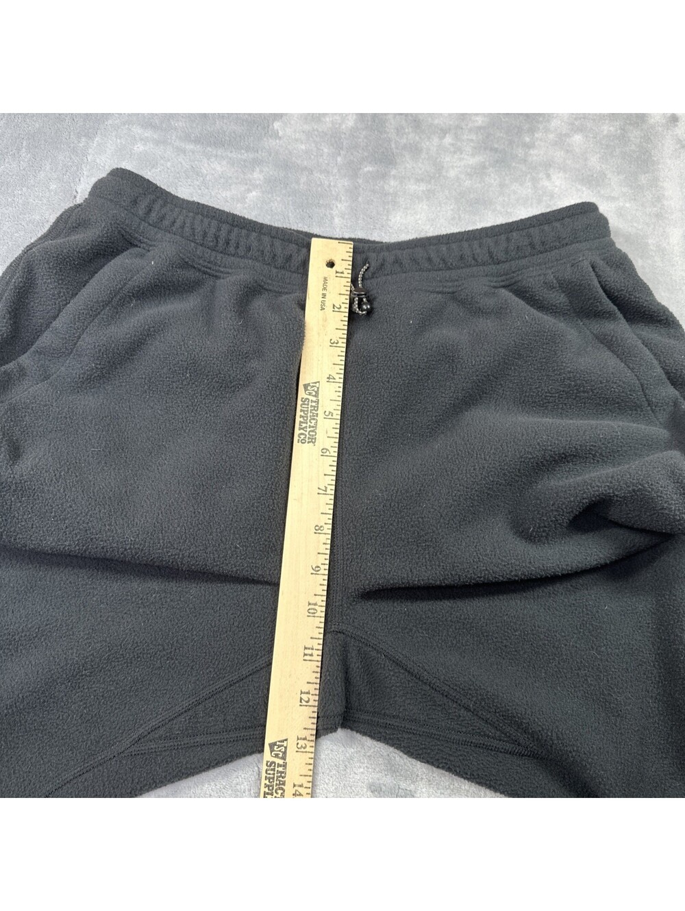 REI Co-op Sweatpants Joggers Mens Size Medium Fleece Black Outdoor Hiking Comfy - Picture 10 of 13